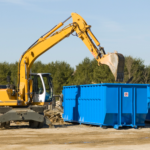 can i request a rental extension for a residential dumpster in Carlton